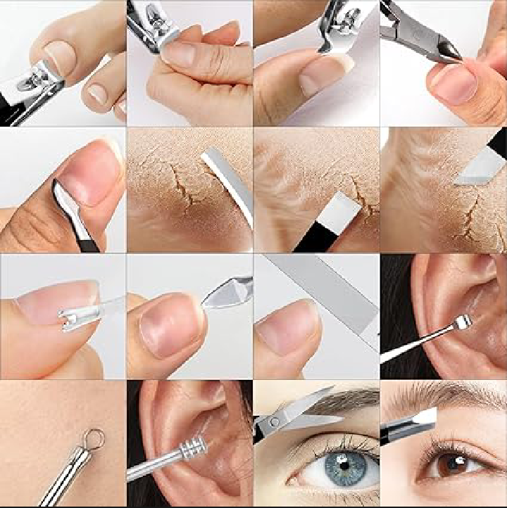 16 PCS Professional Manicure & Pedicure Set