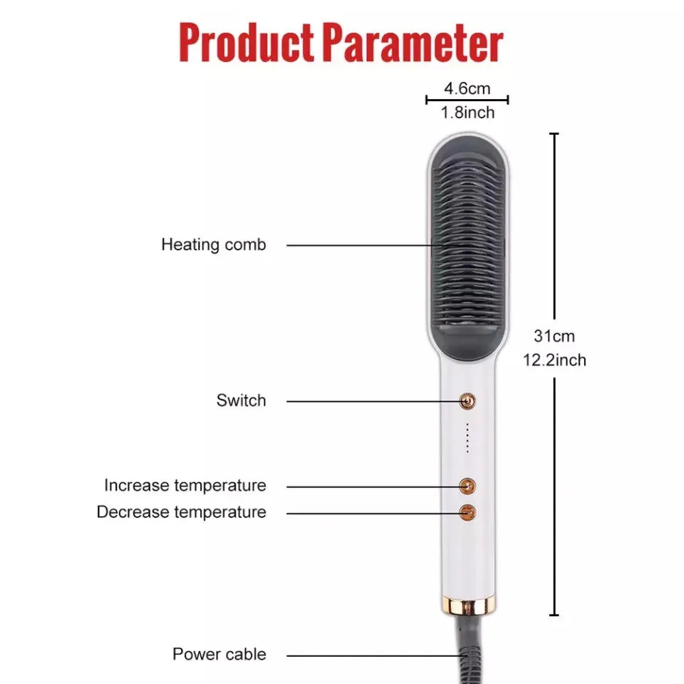 Hair Straightener Brush For Girls