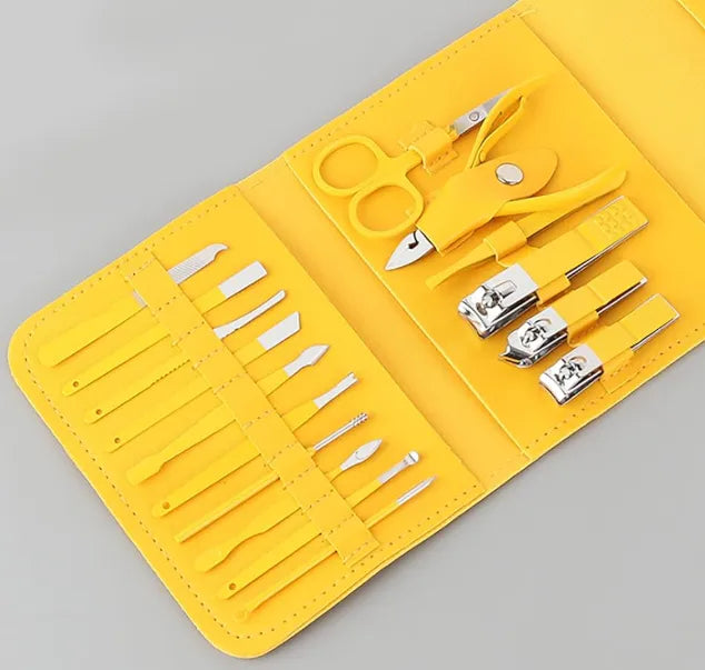 16 PCS Professional Manicure & Pedicure Set