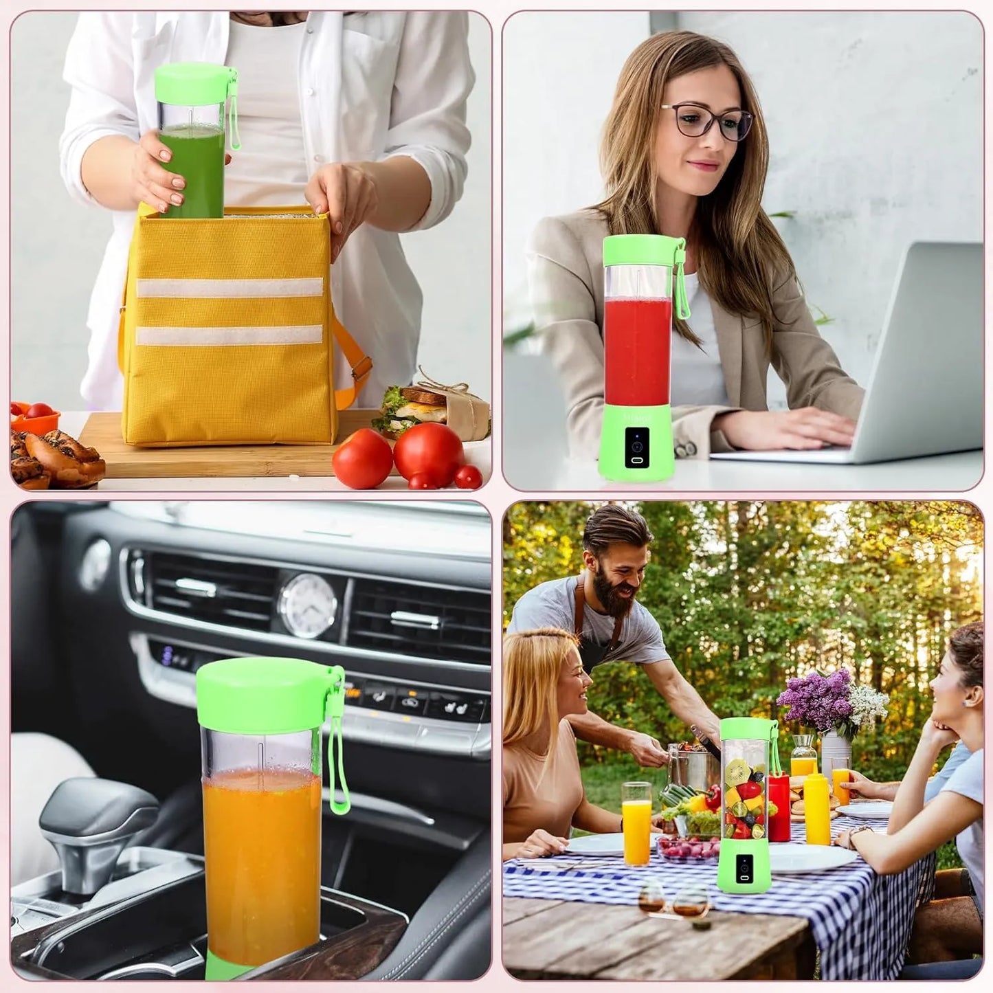 USB Rechargeable Juicer Blender 6 Blades