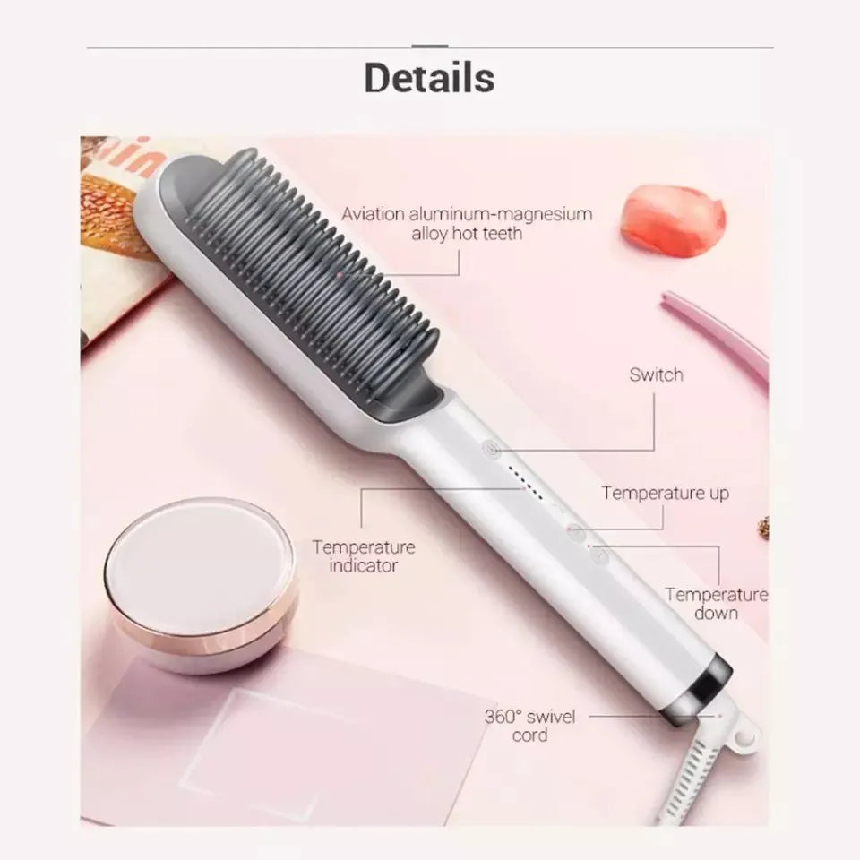 Hair Straightener Brush For Girls