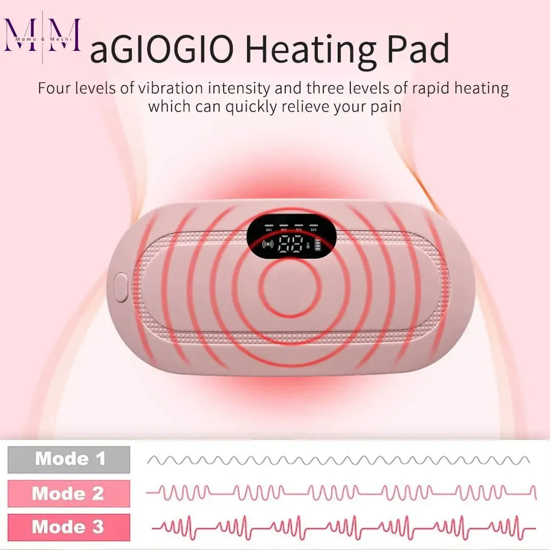 Heating Pad women Period Pain Cramp Relief Belt