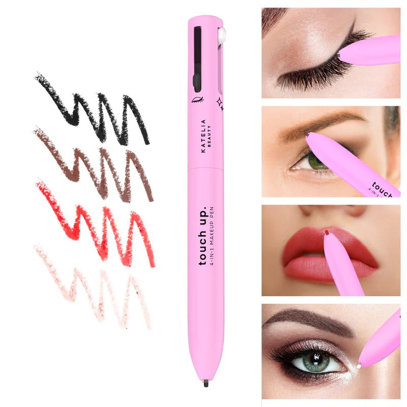 4 in 1 Make Up Pen, Multifunctional Eyebrows Eyeliner Lip