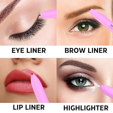 4 in 1 Make Up Pen, Multifunctional Eyebrows Eyeliner Lip
